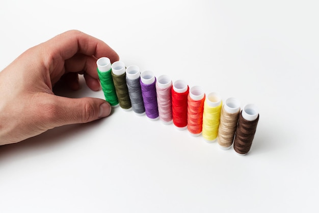 Kolorowy haftowany obraz